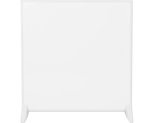 Geluidsisolerende wand met voeten