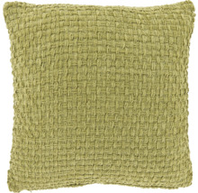 Vierkant kussen met textielstructuur