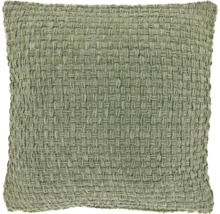 Vierkant kussen met geweven textuur