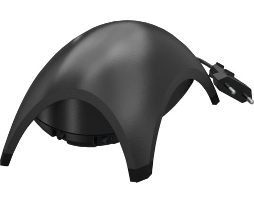 Zwarte vijverlamp met stekker