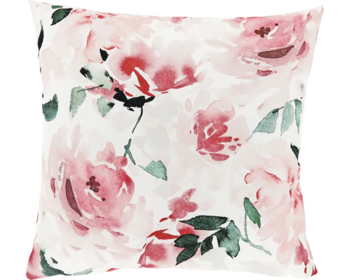 Unique Living Buitenkussen Sharon print roze 45x45 cm