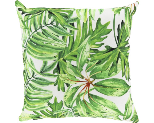 UNIQUE LIVING Buitenkussen Sharon waterafstotend bladeren groen 45x45 cm