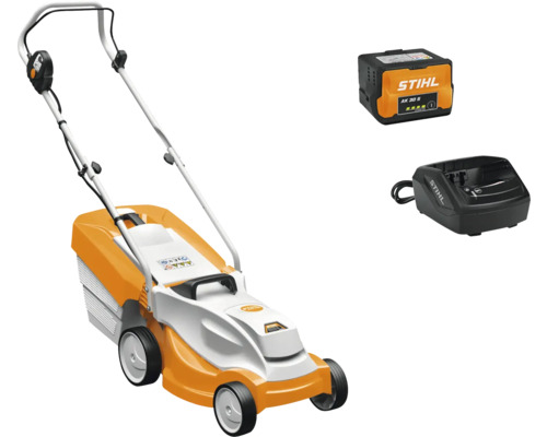 Accugrasmaaier met accu en oplader