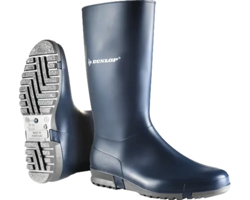 Dunlop rubberlaarzen met geprofileerde zool