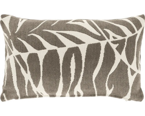 UNIQUE LIVING Buitenkussen Filou waterafstotend taupe 30x50 cm