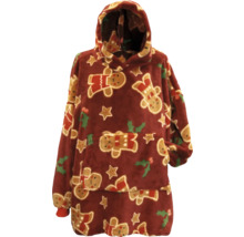 Hoodie met peperkoekmannetje en sterrenpatroon