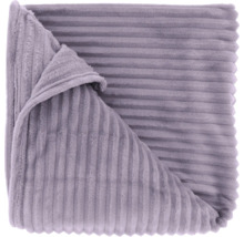 Ribfluwelen sprei met vouw