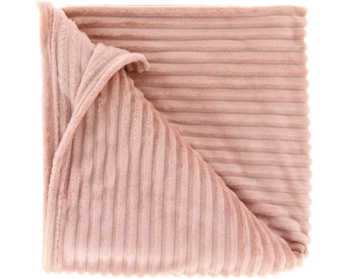 UNIQUE LIVING Plaid Dez old pink 150x200 cm