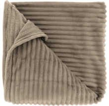 Woondeken met ribfluweel look, detailweergave