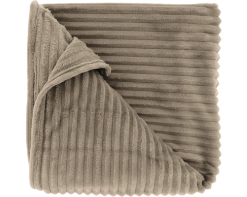 UNIQUE LIVING Plaid Dez taupe 150x200 cm