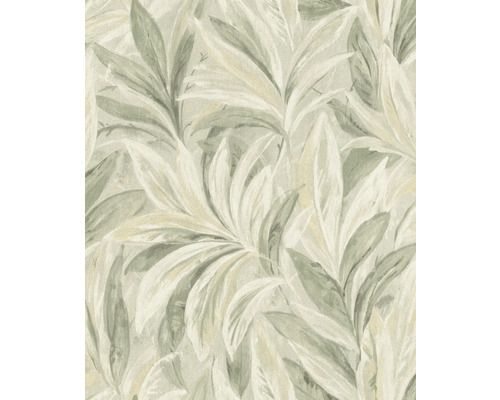RASCH Vliesbehang 547498 Allegretto bladeren groen Behang met bladerpatroon