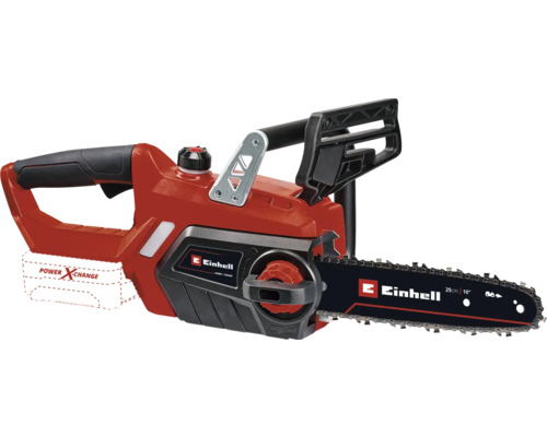 Einhell accu kettingzaag met een zaagbladlengte van 25 centimeter.