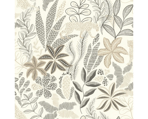 RASCH Vliesbehang 792911 Allegretto natuur beige Behang met planten- en dierenmotieven