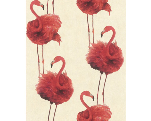TESA RASCH Zelfklevend Behang 370805 flamingo roze Behang met flamingomotieven