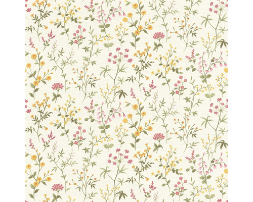 TESA RASCH Zelfklevend Behang 370317 bloemen beige Bloembehang met bloemmotief