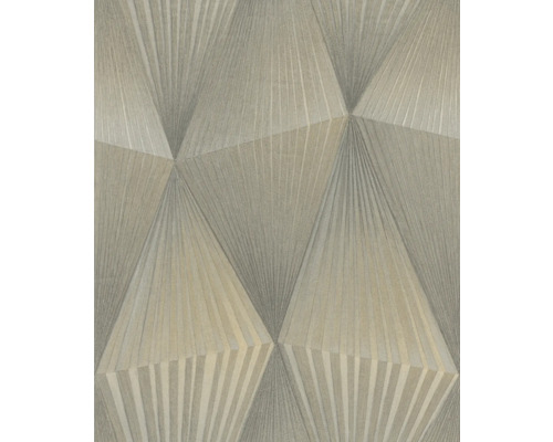 TESA RASCH Zelfklevend Behang 370706 geometrisch grijs Behang met geometrisch driehoekpatroon