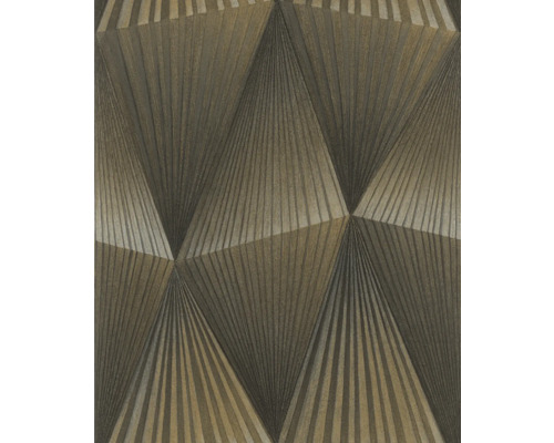 TESA RASCH Zelfklevend Behang 370713 geometrisch zwart Behang met geometrisch waaiermotief