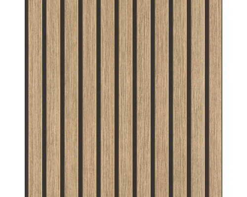 Houten paneel met verticale latten voor wanddecoratie Houten paneel met verticale latten voor wanddecoratie