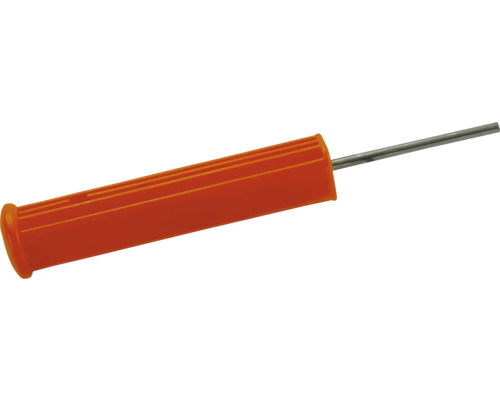Handgereedschap met kunststof handvat en metalen stift