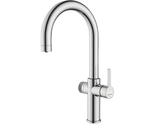 KEO Keukenkraan voor bruisend water SØDA chroom zonder koudwater unit en filter Keukenkraan met hoge uitloop