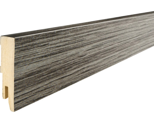 Plint met houten structuur