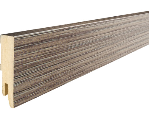 Plint met houten structuur