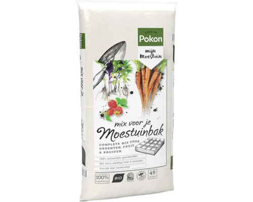 Pokon Mix voor je moestuinbak 45 liter zak