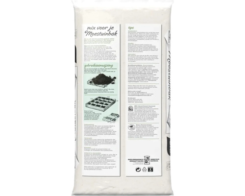 Moestuinmix in verpakking