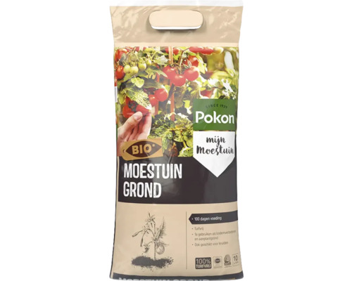 Pokon Bio moestuingrond in zak van 10 liter