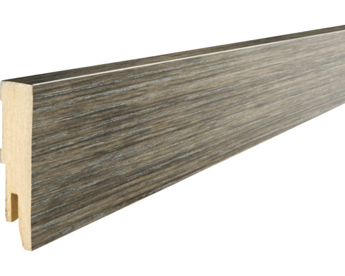 Plint met houten structuur