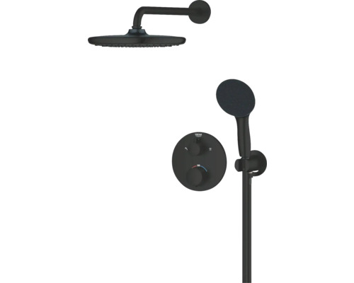 GROHE QUICKFIX Complete inbouw doucheset Precision Start zwart