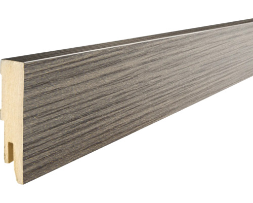 Plint met houten structuur