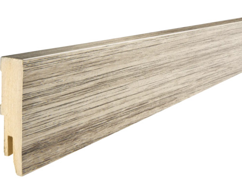 Plint met houten structuur