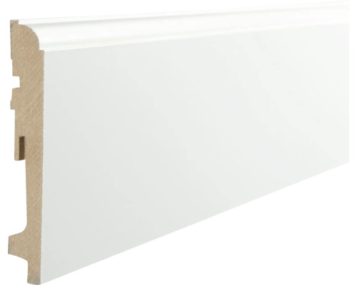 MACLEAN Clipplint Classic de luxe 120 mm Witte houten plint