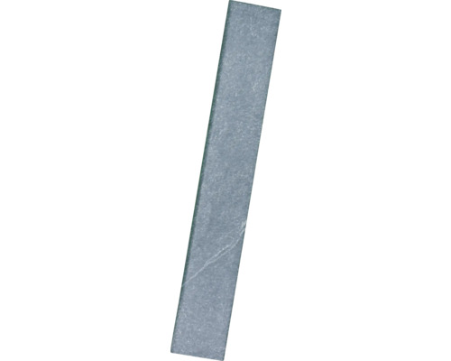 MACLEAN Kunststof plakplint grijze tegel 4x24 mm Blauwe stenen stoeprand