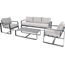 Tuinmeubelset met bank, fauteuils en tafel