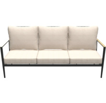 Tuinbank voor drie personen met bekleding