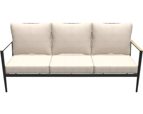 Tuinbank voor drie personen met bekleding