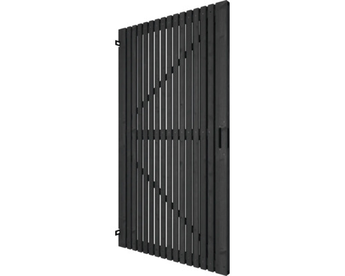 Houten schuttingpoort gemaakt van latten