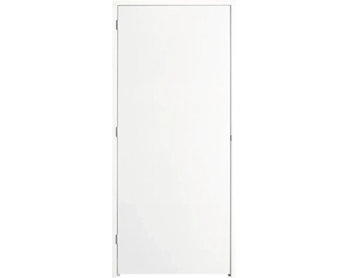 Binnendeur kozijncombinatie stomp links wit gegrond 56x120 mm, 211,5x93 cm Witte binnendeur met beslag.