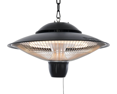 SUNRED Terrasverwarmer Barcelona Bright hangend zwart 1500 W