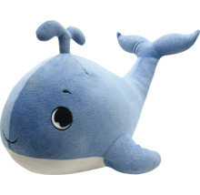 Blauwe vinvis knuffel