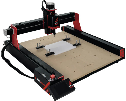 Holzmann CNC portaalfreesmachine met werkstuk