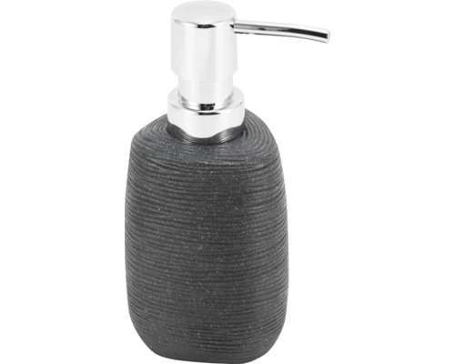 Keramische zeepdispenser met verchroomde dispenser