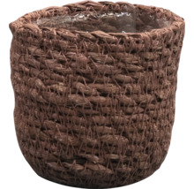 Gevlochten plantenpot voor binnen
