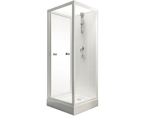 Complete douchecabine met douchekop en douchebak