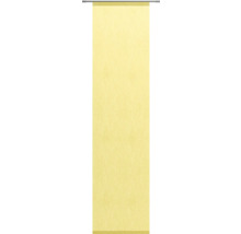 Geel rolgordijn voor raam