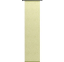 Geel schuifpaneel met ophangrail