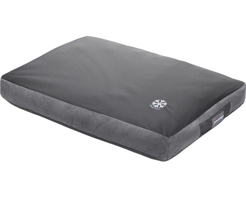 Grijs hondenbed met verkoelende functie