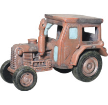 Decoratief tractorfiguur van kunststeen voor buiten